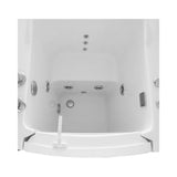 Nuvia Florida 36-Inch Premium 1-Person Walk-In Whirlpool Hydromassage Bathtub (SAK59163)