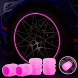 36-Pieces: Glow-in-the-Dark Car Tire Valve Cap Set