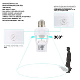 360 Degree Detection PIR Infrared Motion Sensor E27 LED Light