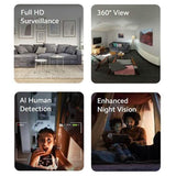 360 Full HD Wi-fi Wireless IP CCTV Security Camera