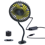 360 º Rotatable Car Cooling Fan with 3 Speeds
