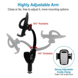 360° Dual USB Smartphone Mounting Car Charger