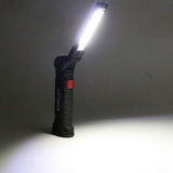 360° Rotation Inspection Lamp LED + COB Flexible Cordless Rechargeable Work Light