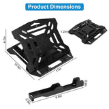 360º Rotating Laptop Riser Stand with Phone Stand 8 Level Adjustable Height