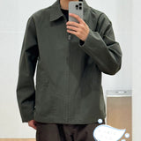 Mens Casual Zip-up Jacket