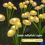 Solar Jellyfish Lamp Garden Balcony Decoration Mushroom Floor Outlet Lawn Lamp