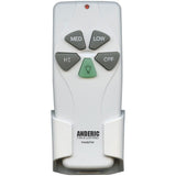 Anderic Substitute for Harbor Breeze KUJCE9103 Ceiling Fan Remote Control [FAN53TW]