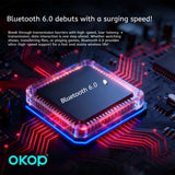 KP-223 Best-selling Bluetooth Headphones 2026 New Model Low Latency Gaming Headset With Mecha Style Design Long Battery Life Factory Direct In Stock