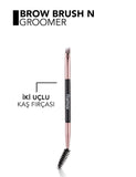 Flormar Brow Brush & Groomer Dual-Ended Eyebrow Brush