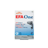 New Life Omega-3 Dietary Supplement - High Concentration EPA & DHA Fish Oil Capsules for Heart & Brain Health