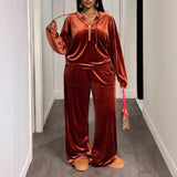 Cross-border Hooded Sweatshirt And Pants Set