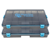 Reaction Tackle Standard Tackle Tray- Sturdy and Water Resistant with 4 Reliable Clips