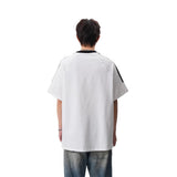 Couple's Heavy-Weight Preppy Style Half-Sleeve Top