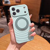 Wavy-pattern Liquid Silicone Phone Case
