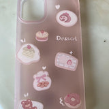 Creative Drop Proof Phone Case Featuring A Little Bear Cake Design