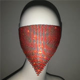 Personality Trend Accessories Rhinestone Mask