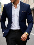 European-size Youth Business-Casual Color-Block Suit