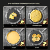 316 Stainless Steel Multi-Layer Skin Flat Non-Stick Pan
