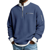 Mens Sports Zip-Up Long-Sleeve Sweatshirt