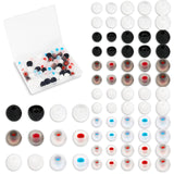 72PCS Earbud Replacement Tips 3 Sizes Silicone Earbud Tips Earbud Covers Fit in-Ear Headphones (Inner Hole 4mm-5.5mm) Small Replacement Ear Bud Covers Rubber Tips S/M/L