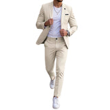 Mens Light Business Evening Suit