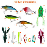 383-Piece: Fishing Lures Tackle Box