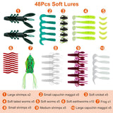 383-Piece: Fishing Lures Tackle Box