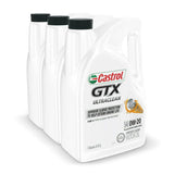 Castrol GTX Ultraclean 0W-20 Synthetic Blend Motor Oil, 5 Quart, Case of 3