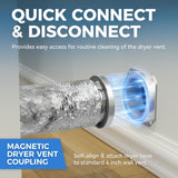 Dryer Vent Coupler Seal Vent Connector Kit