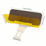 Dual-Use Car Sun Visor – Polarized Day & Night Anti-Glare, UV Resistant