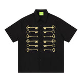 American-style Retro Loose-fit Short-sleeve T-shirt For Spring And Summer