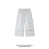 American-style Vintage Patchwork Work Pants