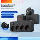 European Standard Multi-plug Household Power Row Plug