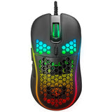 Everest SM-G66 X-HOLE 8000dpi LED Gaming Mouse - High Precision, 7 Programmable Buttons, RGB Lighting