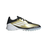 adidas Unisex F50 League Messi Turf Sneaker Gold Metallic/White/Black 7.5 US Men
