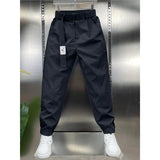 Trendy Relaxed-fit Versatile Patchwork Cropped Pants