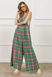 BiBi Multi Color Check Plaid Overall