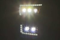 AlphaRex 15-17 Ford F150 / 17-20 F150 Raptor NOVA-Series LED Projector Headlights Alpha-Black