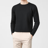 Thickened Knitted Crew-neck Sweater