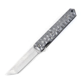 High-hardness Stainless Steel Portable Folding Knife With An Aluminum Handle