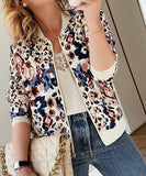 Women's Jacket Zipper Casual Bomber Jacket Coat Stand Collar Short Clothes