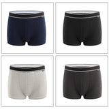 Cotton Mid-rise Boxer Briefs Breathable Men's Underpants