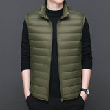 Winter Short Thermal Duck Down Lightweight Puffer Vest