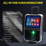 Karaoke Machine Home KTV All-in-one With Screen And Dual Microphones