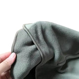Collarless Casual Cardigan Sweatshirt Suitable For Layering As An Outerwear Piece