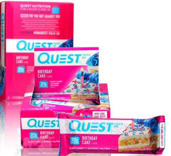 QUEST PROTEIN BARS BIRTHDAY CAKE 12PACK