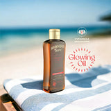 Hawaiian Tropic Glowing Coconut Tanning Oil: Long-Lasting Tan, Moisturizes, Water Resistant - Natural Bronzing Oil