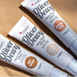 theBalm Oliver Dewy Face Drops Highlighter - Golden Glow: Achieve Radiant, Luminous Skin with this Illuminating Liquid Makeup