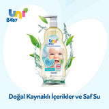 Uni Baby Natural Hypoallergenic Baby Shampoo & Body Wash - Gentle, Moisturizing, Dermatologically Tested - 23.69 fl oz