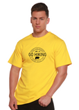 Go Hiking Men's Bamboo Viscose/Organic Cotton Short Sleeve Graphic T-Shirt